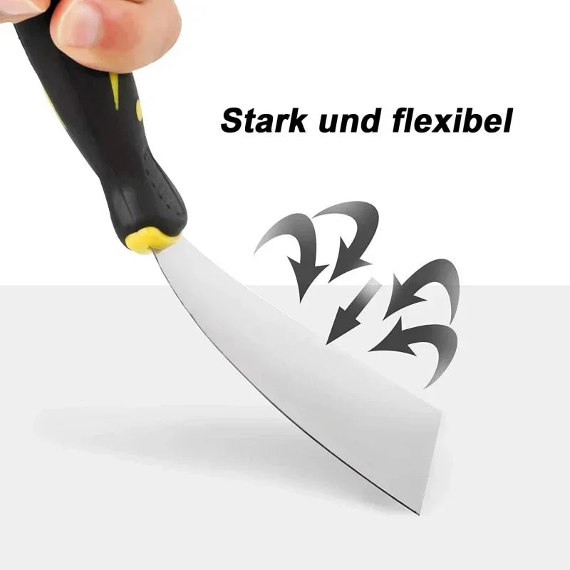 Stainless Steel Drywall Taping Knife Set 5PCS Flexible Blade Wall Repair Tools 6 to 14 Inch