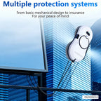 Smart Robot Window Cleaner Vacuum with Automatic Glass Cleaning System and 450cm Cord
