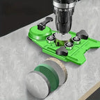 Diamond Hole Saw Kit 11 Piece 6-32mm with Adjustable Suction Guide for Tile Glass Marble Granite