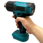 Cordless Hot Air Tool 18V Adjustable Temperature Battery Powered for DIY Craft and Workshop Use