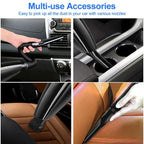 Portable 120W Wireless Car Vacuum Cleaner with High-Power Suction and Blowing Function