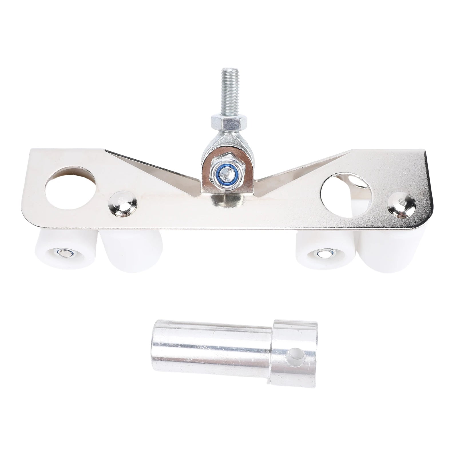 Stainless Steel Drywall Inside Corner Roller with PTFE Wheels and Threaded Adapter for Wall Taping and Finishing
