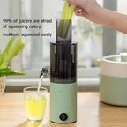Portable Mini Slow Juicer Compact Fruit and Vegetable Juice Extractor with Residue Separation
