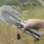 Portable Folding Camping Shovel Heavy Duty Manganese Steel Multi-Function Outdoor Tool