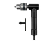 Right Angle Drill Attachment 90 Degree Adapter with 0.8-10mm Chuck for Wood and Metal Drilling