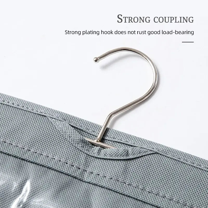 Hanging Closet Organizer 6 Pocket Storage Bag for Handbags Accessories and Sundries