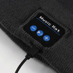 Rechargeable Bluetooth Beanie Hat with LED Light and Built in Stereo Speakers Hands Free Audio