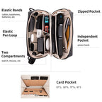 Drybag Waterproof Tech Organizer Pouch with Zipper and Handle for Cables Phones and Electronics Accessories