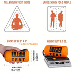 Lightweight 2 Person Emergency Survival Tent Waterproof Outdoor Camping Shelter