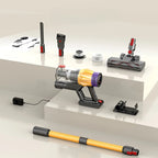 Cordless Vacuum Cleaner 550W 45kPa Rechargeable Stick and Handheld Vacuum with LED Floor Brush