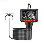 360 Articulating Borescope 1080P 6mm 4.5inch LCD Monitor Industrial Inspection Camera Diesel Engine Inspection Pipeline Aviation