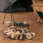 Foldable Campfire Grill Grate Heavy Duty Over Fire Cooking Rack for Camping Picnic Fire Pit