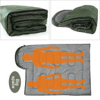 Portable Envelope Camping Sleeping Bag 220cm x 75cm Lightweight Waterproof Backpacking Sleeping Bag