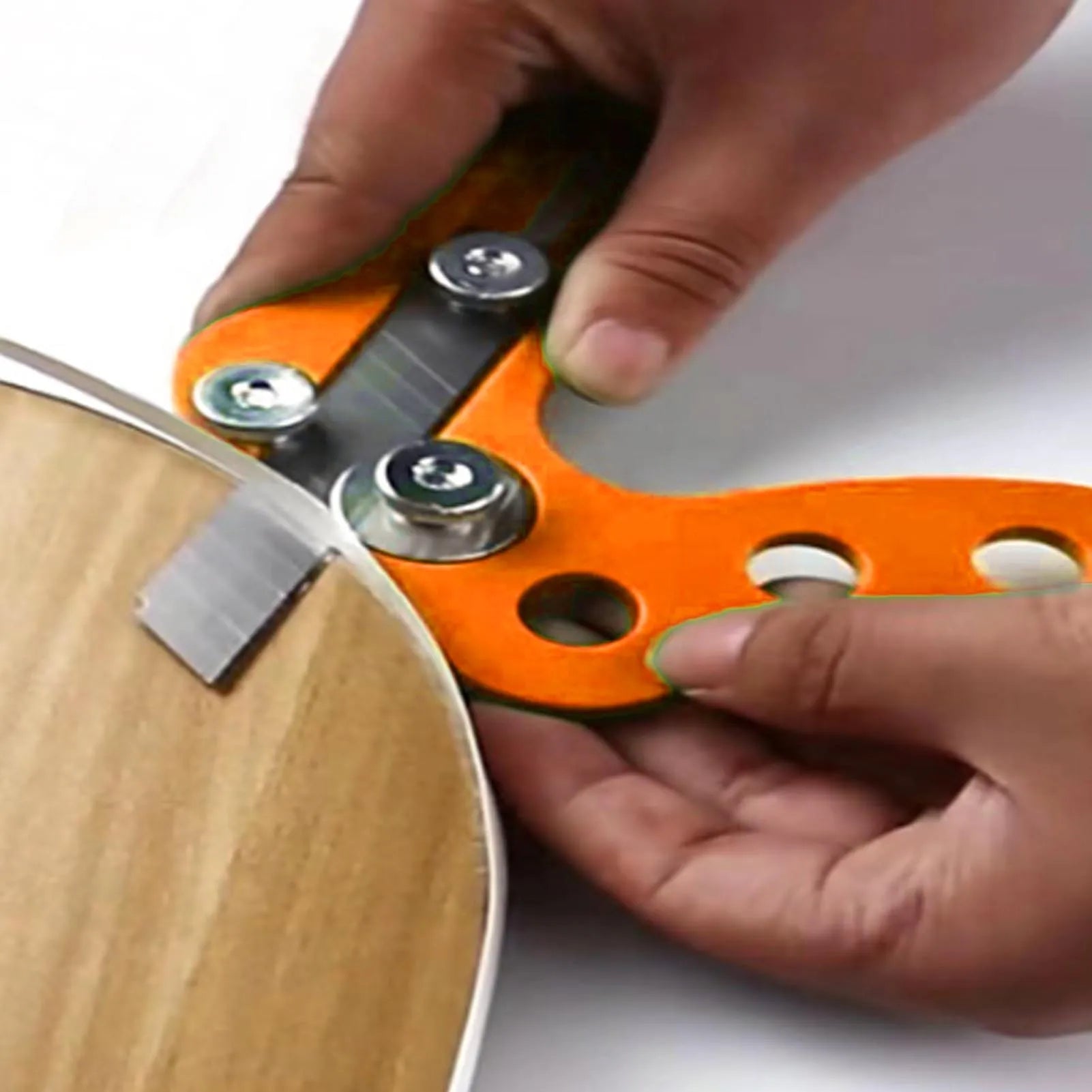Edges Banding Cutter with U-Shaped Trimmer and Dual Offset Bearings for Woodworking and Laminate Boards
