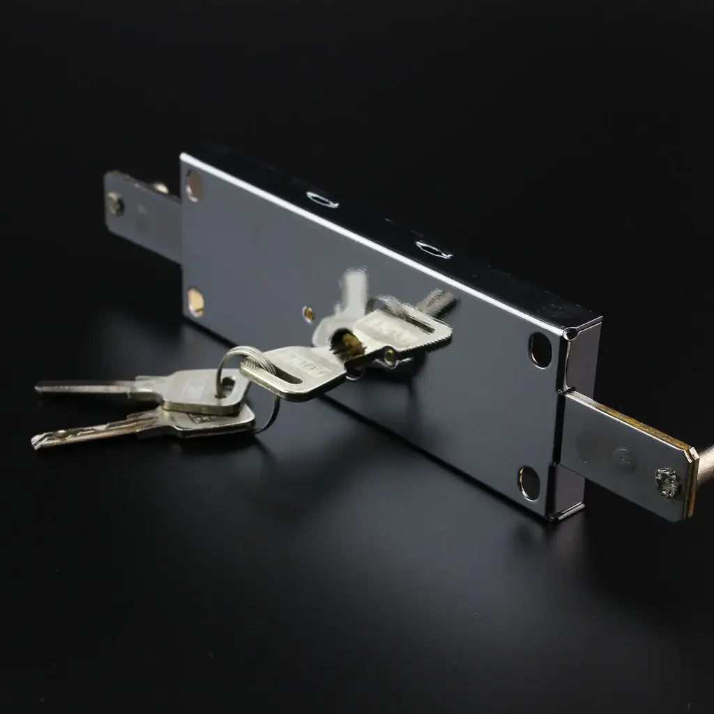 Rolling Door Lock Key-Operated Heavy Duty Shutter Lock for Middle or Bottom Installation