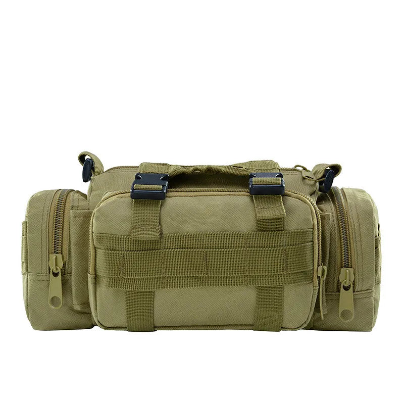 Multi Function Tactical Waist Bag Waterproof Nylon Outdoor Utility Pack for Hiking Camping and Sports