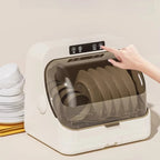 UV Tableware Cabinet 20L Countertop Drying and Storage Cabinet with Stainless Steel Construction