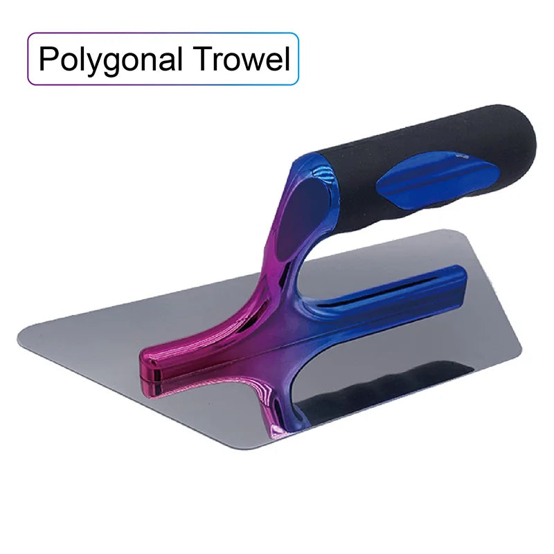 3 Piece Stainless Steel Plaster Spatula Set Ergonomic Handle Drywall Finishing Tools