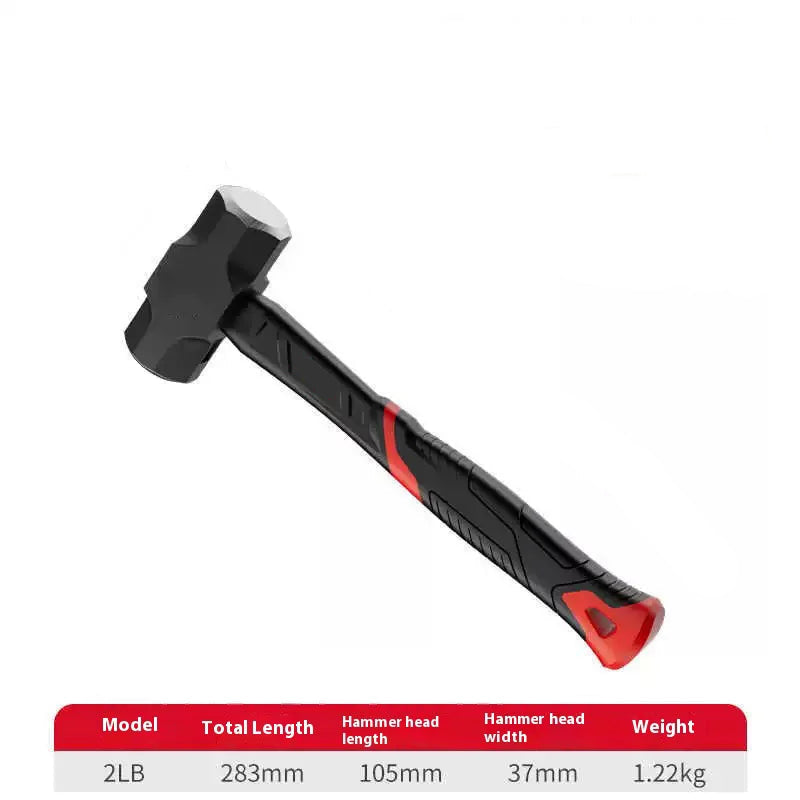 Heavy Duty Octagonal Hammer Hand Tool for Masonry, Demolition & Wall Breaking