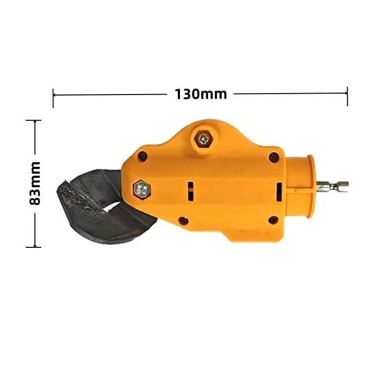 Drill Powered Metal Shear Attachment Heavy Duty Aluminium Alloy Cutter for Steel Copper and Aluminum