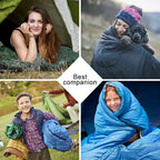 Portable Envelope Camping Sleeping Bag 220cm x 75cm Lightweight Waterproof Backpacking Sleeping Bag