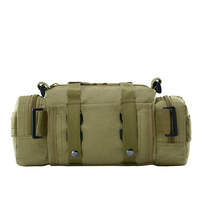 Multi Function Tactical Waist Bag Waterproof Nylon Outdoor Utility Pack for Hiking Camping and Sports