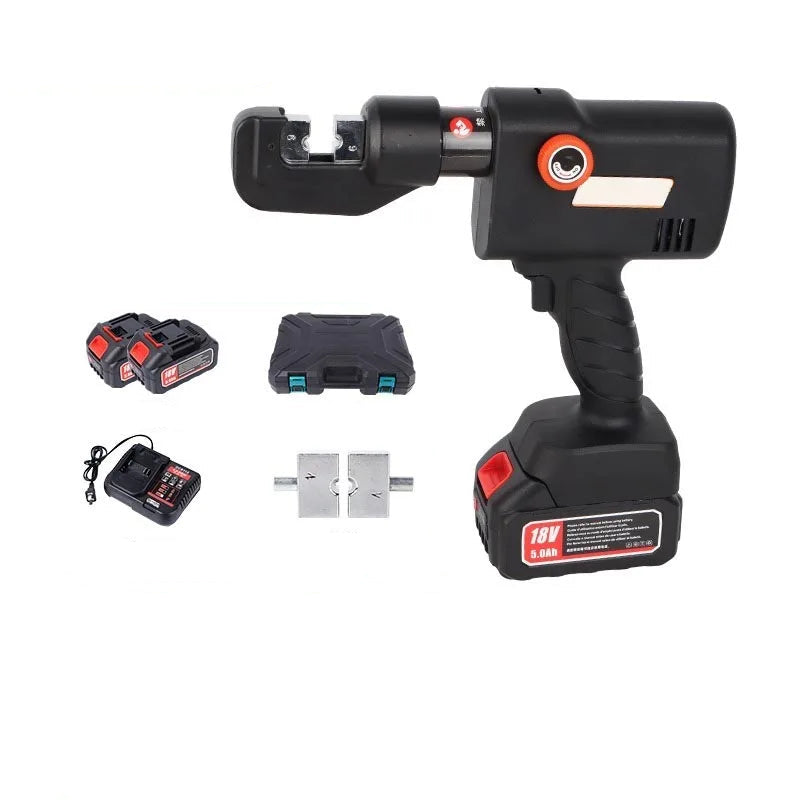 Cordless Hydraulic Crimping Tool 18V Heavy Duty 4-70mm2 Cable Terminal Press Tool Kit