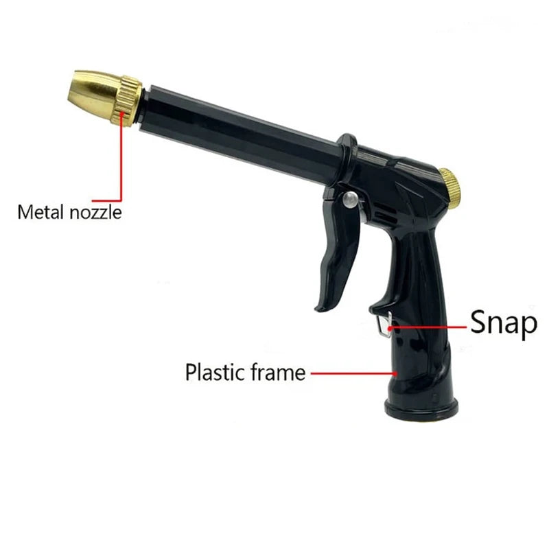 Garden Telescopic Hose Set, High Pressure Adjustable Car Wash Water Gun, Garden Irrigation And Cleaning Tools
