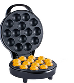 Electric 14 Hole Cake Pop and Takoyaki Maker 750W with Non-Stick Cooking Surface