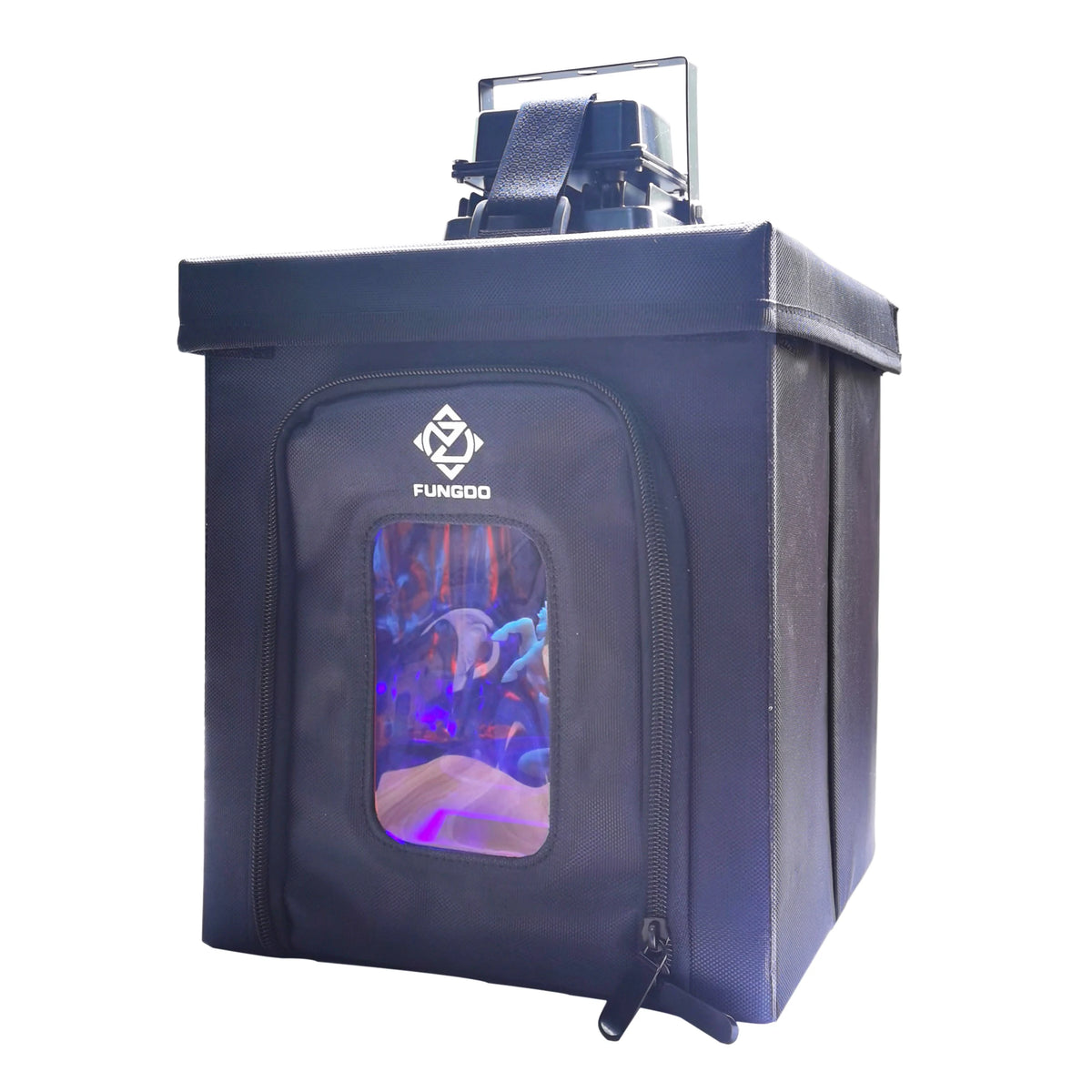 UV Resin Curing Box LED Enclosure with Reflective Interior and Rotating Turntable for 3D Prints