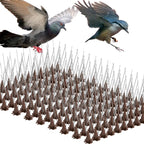 Bird Spike Strips 10 Pack Stainless Steel Anti Bird Deterrent for Fence Roof Balcony Window Ledge