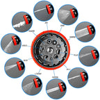 Expandable Garden Hose Pipe with Multifunction Spray Gun Flexible Water Hose for Yard Cleaning