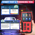 Digital Car Battery Tester 12V 24V with LCD Screen Automotive Battery Diagnostic Tool