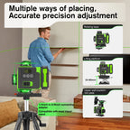 Rechargeable 16 Line Laser Level with APP Remote, Power Display and Adjustable Tripod