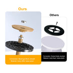 Rotatable Paint Bottle Organizer with Spinning Rack and Desktop Storage Holder