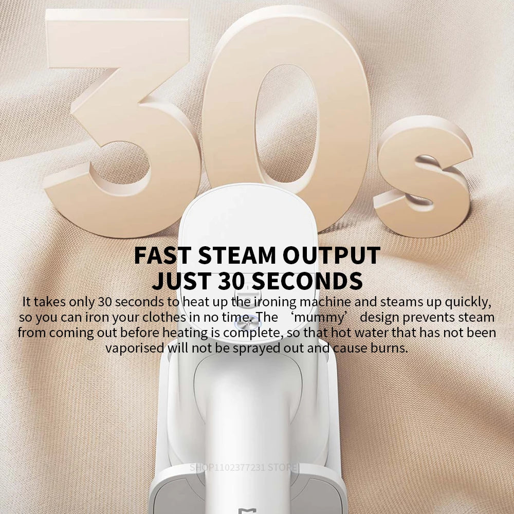 Portable Handheld Garment Steamer 1200W 150cm3 Tank Fast Heat Vertical and Flat Steam Iron