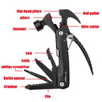 Heavy Duty Multifunction Claw Hammer Multi Tool with Pliers for DIY Repairs and Outdoor Use