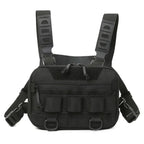 Fishing Chest Bag Men's Tactical Bags Waterproof Molle Nylon Climbing Camping Backpacks Outdoor Travel Vest Backpack Fanny Pack