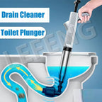 High Pressure Pneumatic Toilet Plunger Drain Unblocker for Sink, Bathtub and Pipe Cleaning Tool