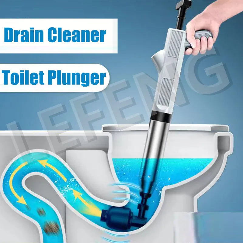 High Pressure Pneumatic Toilet Plunger Drain Unblocker for Sink, Bathtub and Pipe Cleaning Tool