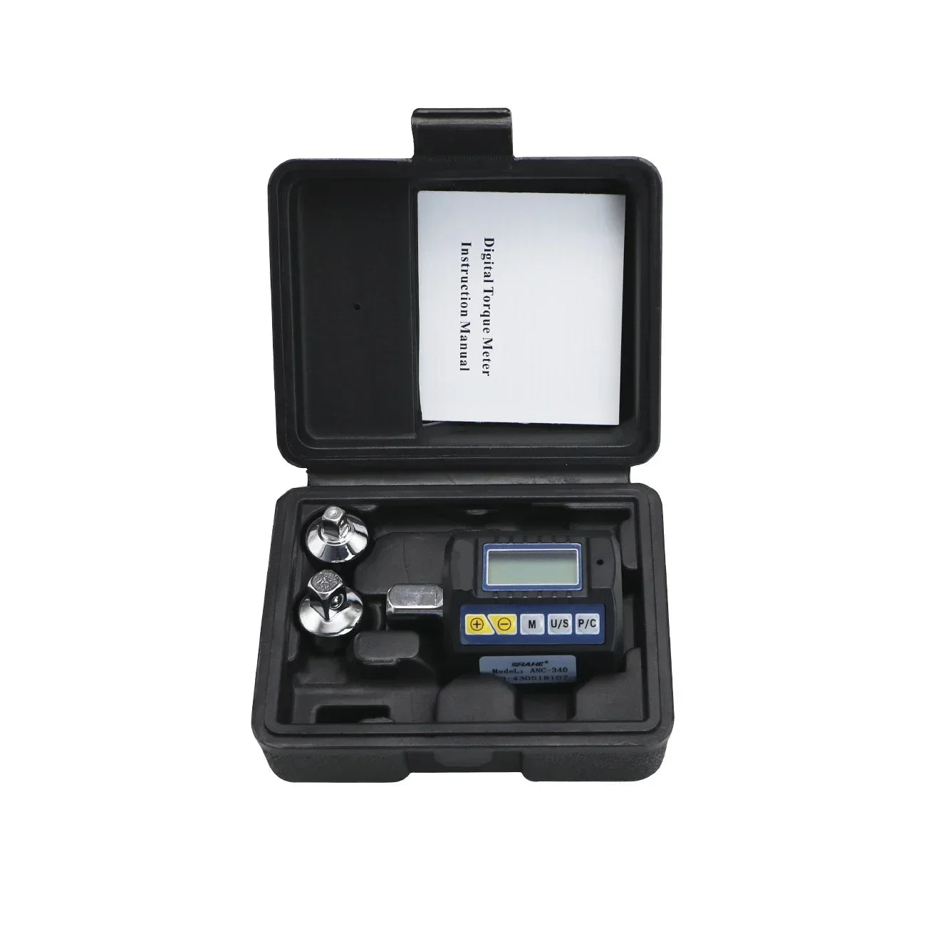 Digital Torque Adapter with LCD Display 1.27cm Square Drive Torque Meter for Automotive and Workshop Tools