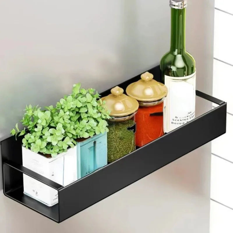2-Piece Magnetic Storage Shelf for Refrigerator, Washing Machine and Kitchen Side Hanging Organization