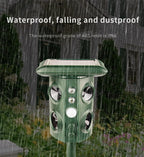 Solar Powered Ultrasonic Animal Repellent for Garden Yard and Outdoor Areas Portable Pest Deterrent
