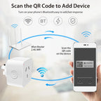 Smart AU Power Outlet Plug with 2.4GHz WiFi – App Control and Voice Commands for Home Automation