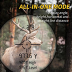 Portable Rechargeable Laser Rangefinder 1000m Distance Meter with 6X Zoom and Multiple Measurement Modes