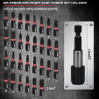 64 Piece 1/4" Drive Socket Wrench & Bit Set with Deep and Shallow Sockets Cr-V Steel Tool Kit