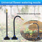 Universal 20M Automatic Irrigation Sprinkler Kit, Rotating Copper Nozzle for Garden & Balcony Watering