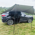 Portable SUV Side Canopy Outdoor Camping Awning with Wind Ropes, Ground Stakes and Storage Bag