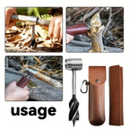 Heavy Duty Wood Drill Auger Bit with Four Blade Support Design for Carpentry and Outdoor Use