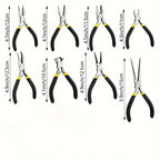 Heavy Duty 8 Piece Steel Pliers Tool Set with Needle Nose Pliers, Wire Cutters and Scissors for Repairs